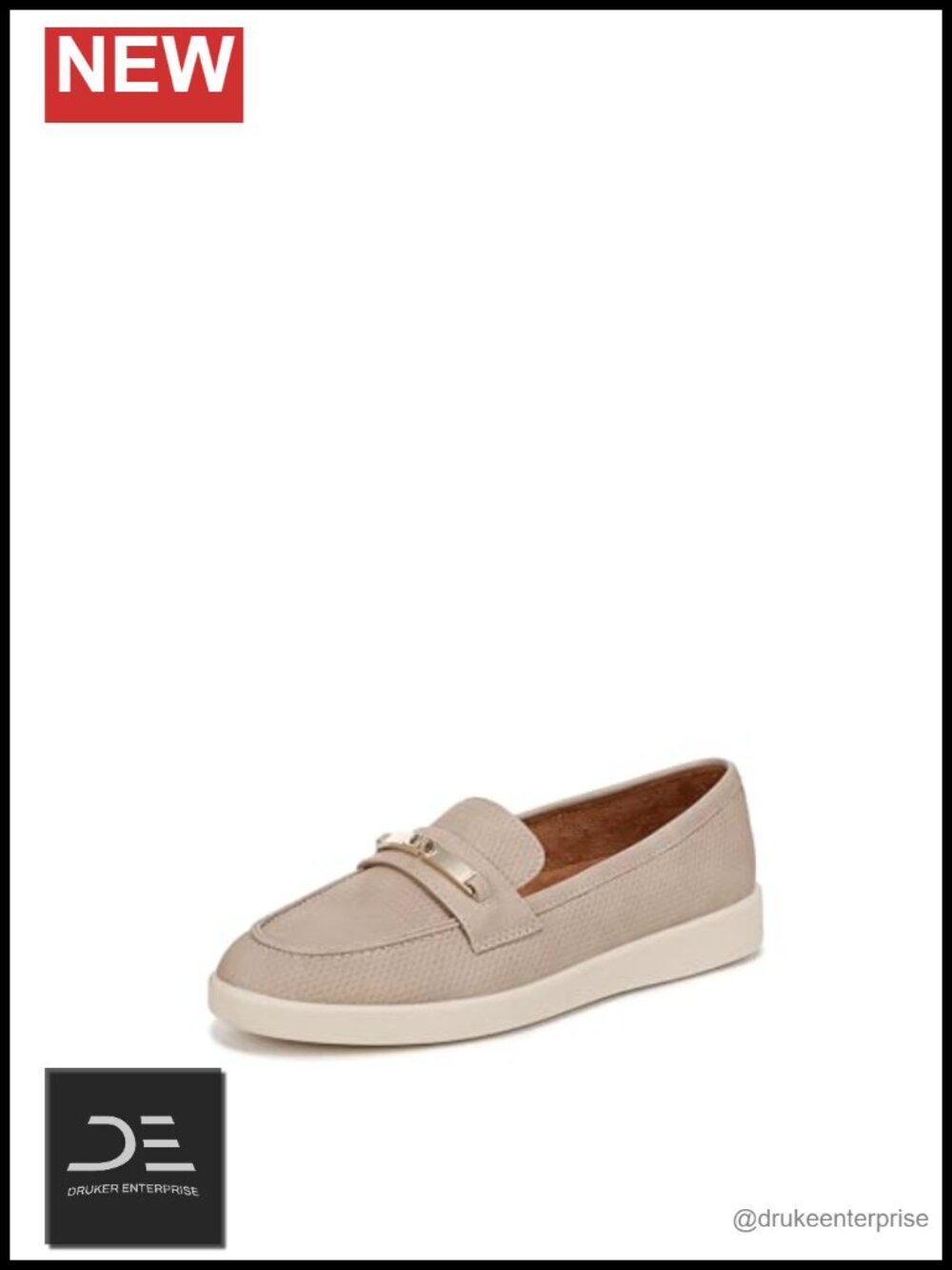 Naturalizer Women's Isla Loafer - Synthetic Slip-On Flats, 1-Inch Heel